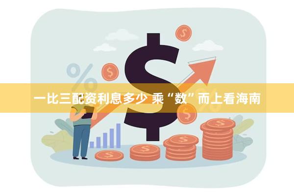 一比三配资利息多少 乘“数”而上看海南