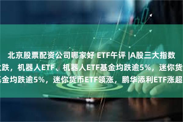 北京股票配资公司哪家好 ETF午评 |A股三大指数集体下跌，机器人板块大跌，机器人ETF、机器人ETF基金均跌逾5%，迷你货币ETF领涨，鹏华添利ETF涨超4%